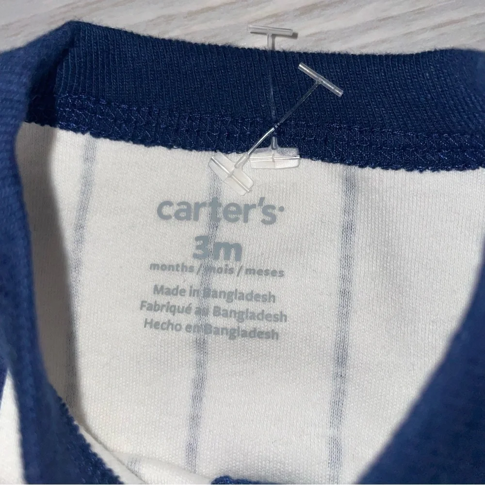 Carter’s Baby Boys 1PC Sleep & Play Sleeper 3M Baseball Footie